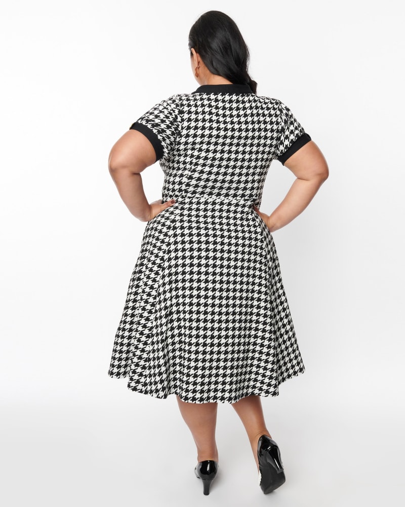 Tartan swing dress plus size deals